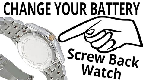 michael kors watch back removal|Michael Kors Watch replacement screws.